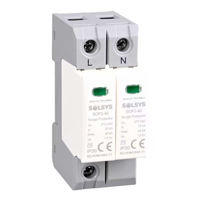 What are the differences in the arc-extinguishing mechanisms of AC and DC surge protectors